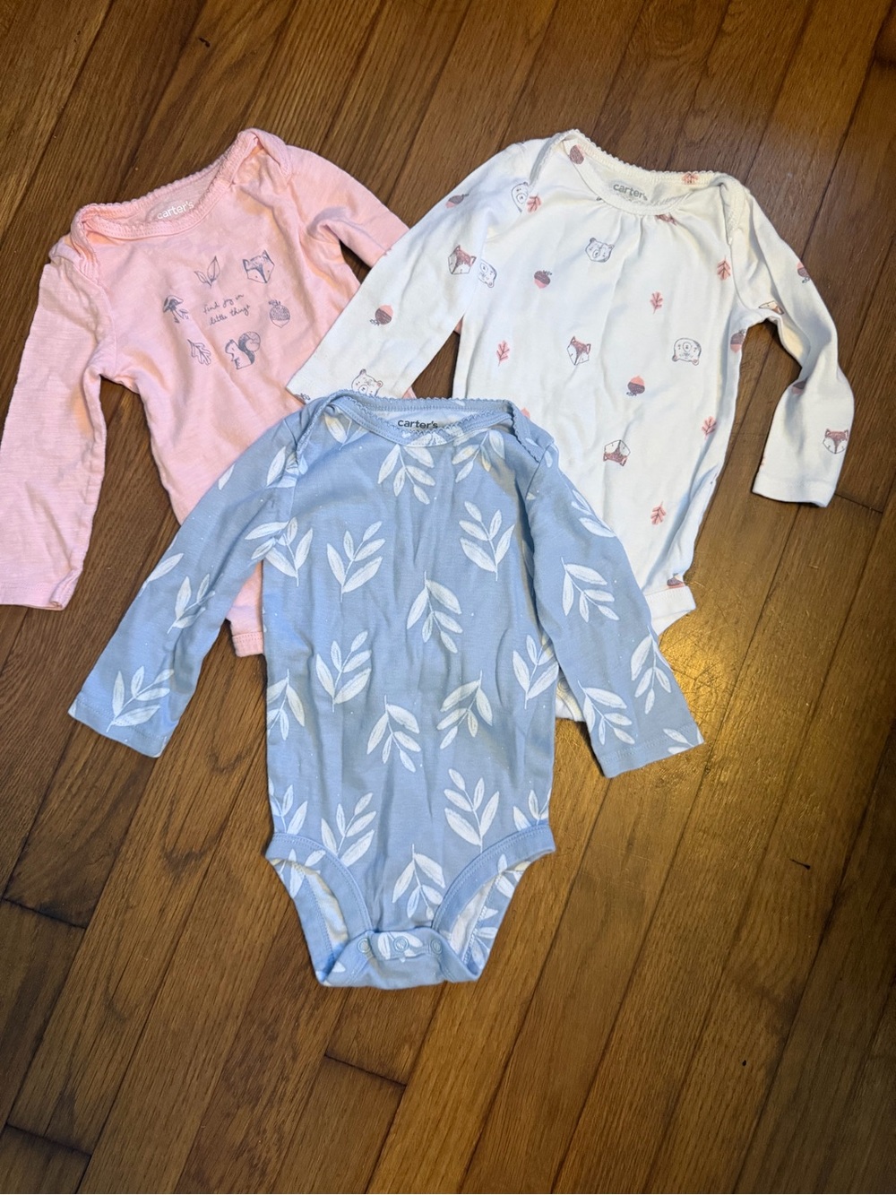 Carters 9 Month Long Sleeve Onesie Bundle